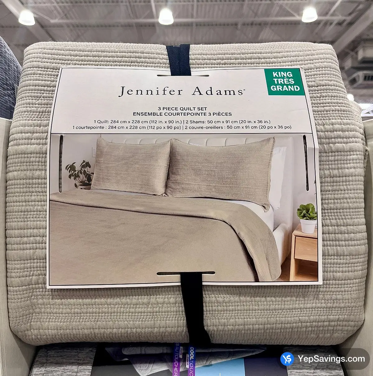 JENNIFER ADAMS QUILT SET KING - 3PC ITM 1773251 at Costco