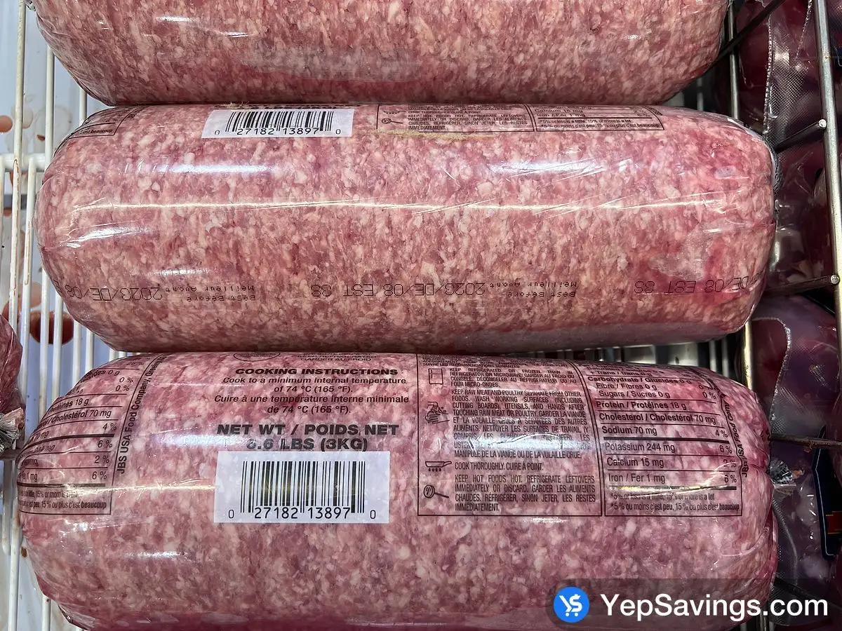 LEAN GROUND PORK CHUB   ITM 28537 at Costco