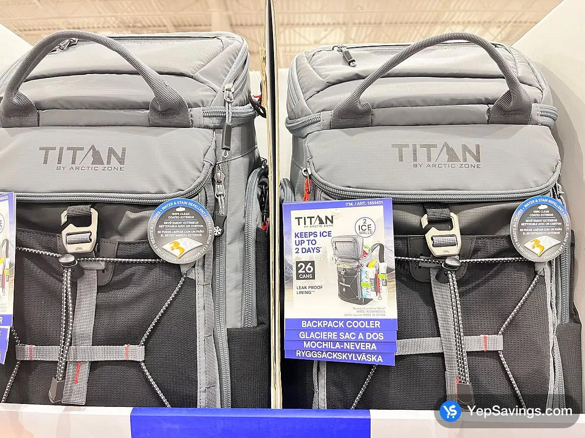 Costco TITAN BACKPACK COOLER 26 CAN CAPACITY - Canada (ITM 1654431)