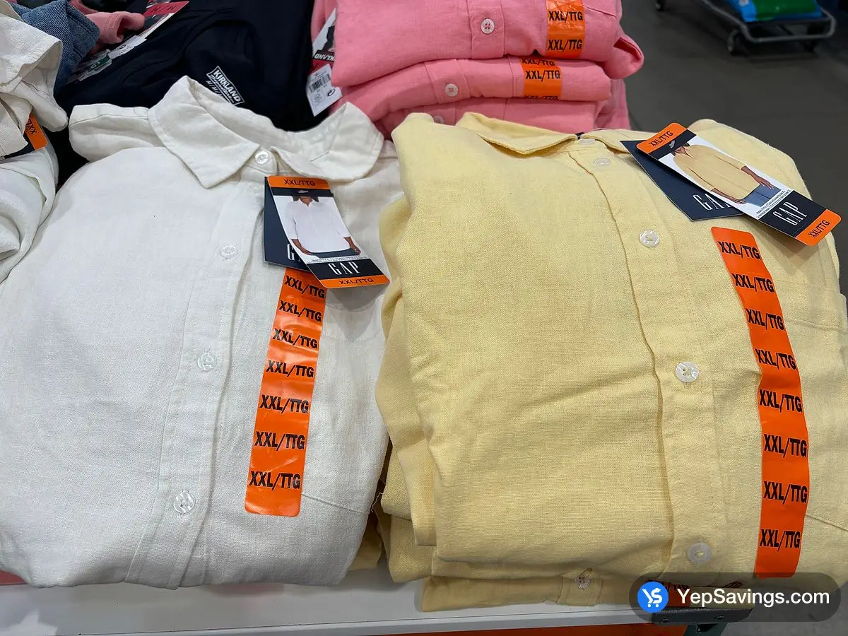 GAP LINEN BLEND SHIRT + LADIES SIZES S - XXL ITM 3921000 at Costco