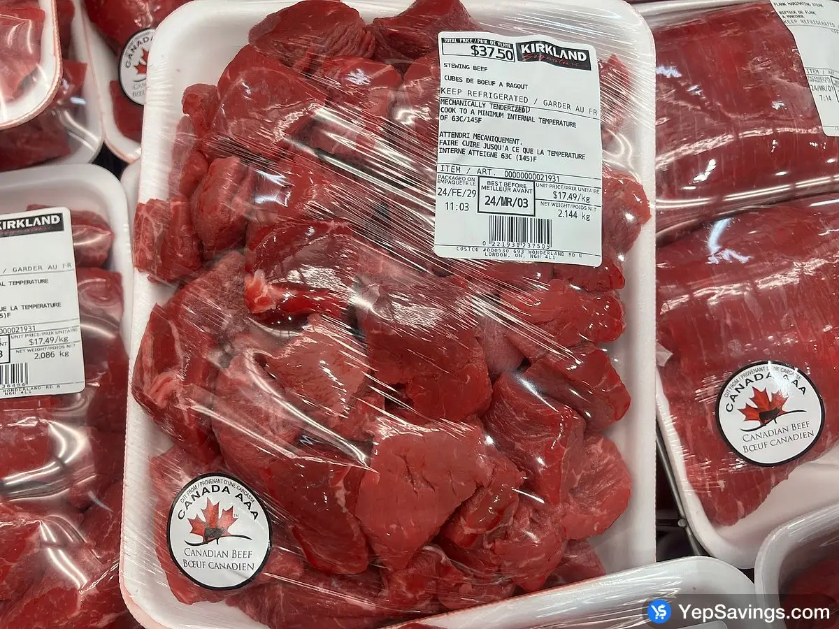 Stewing Beef    ITM 21931 at Costco