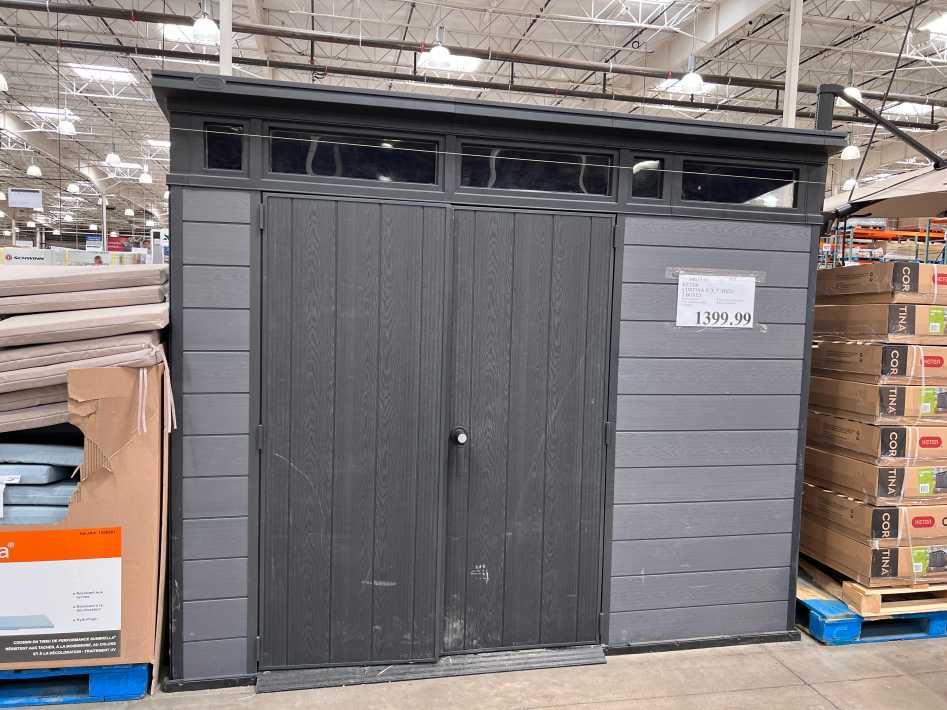 Costco KETER CORTINA 9 ' X 7 ' SHED 2 BOXES - Canada (ITM 1463510)
