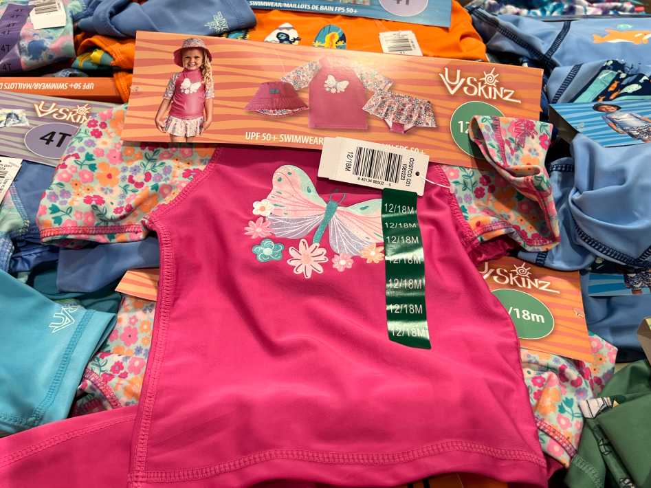 UV SKINZ 3PC SWIM SET KIDS SIZES 12M,4T ITM 1081223 at Costco