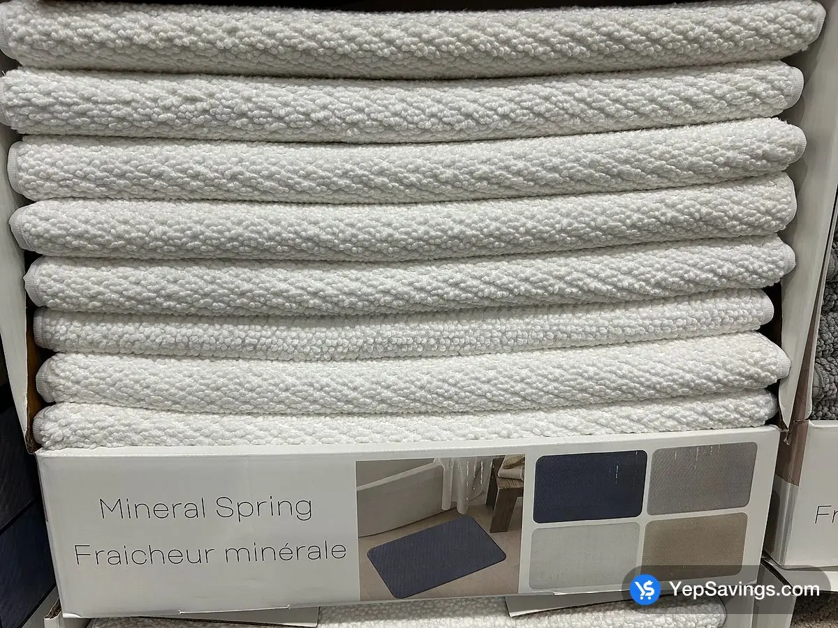 Costco MINERAL SPRINGS COTTON BATH MAT 24 " X 36 " - Canada (ITM 1820746)