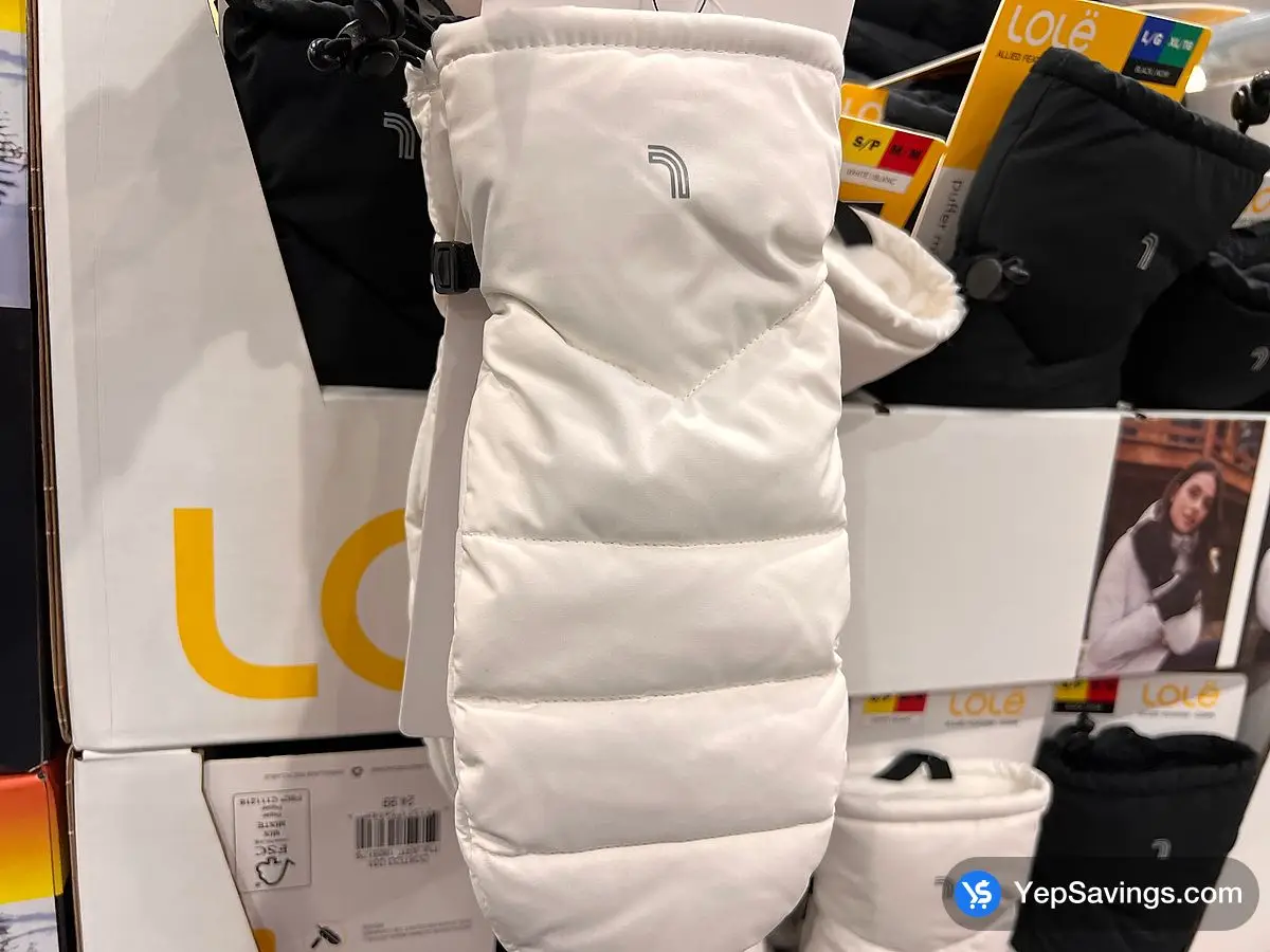 Costco LOLE PUFFY MITTENS LADIES SIZE S / M L / XL - Canada (ITM 1805179)
