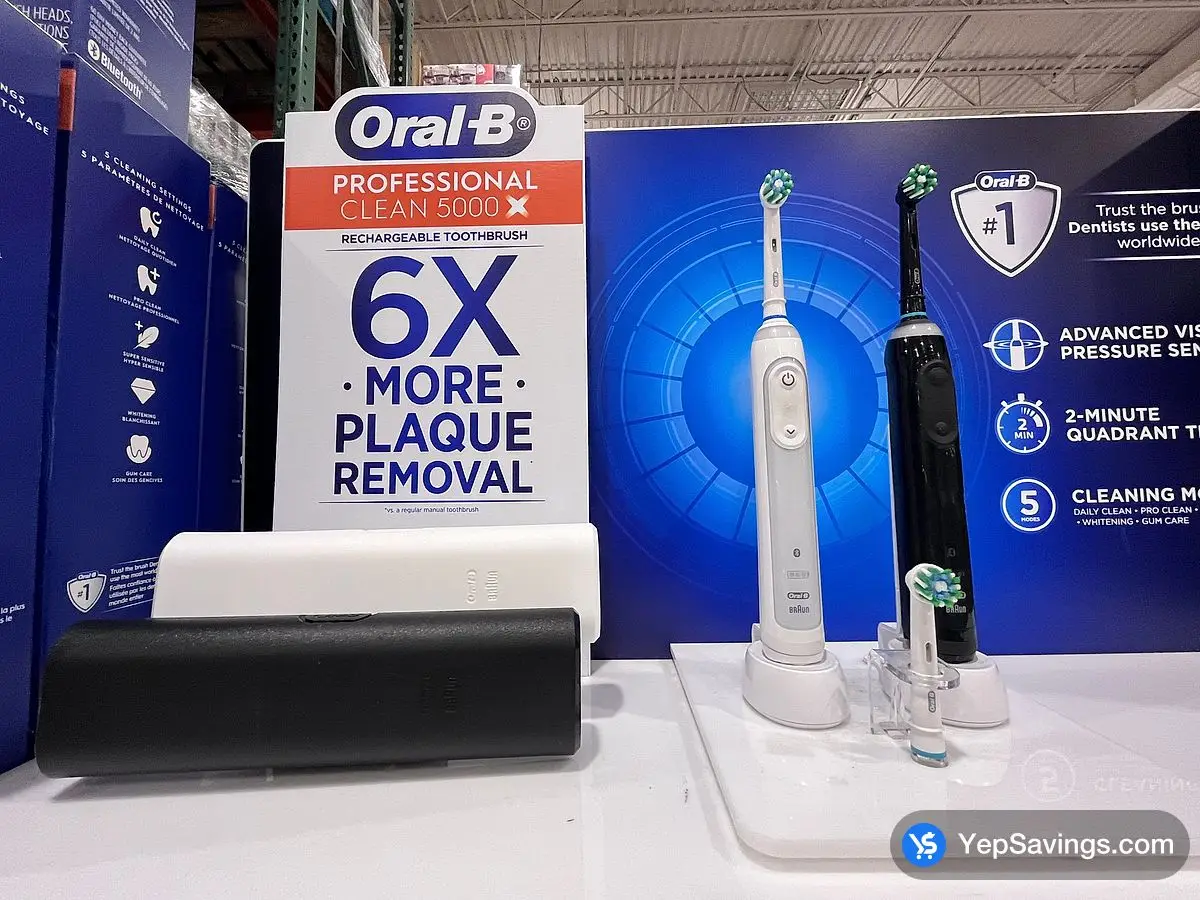 ORAL-B PRO CLEAN 5000 DUAL HANDLES ITM 1677483 at Costco