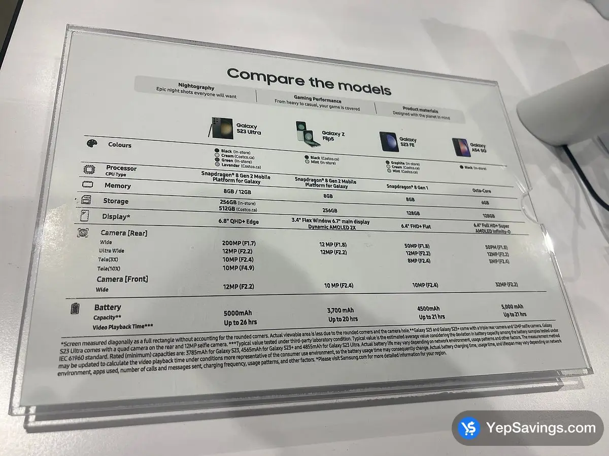 Costco SAMSUNG S23 ULTRA 256GB GREEN - Canada (ITM 8777868)