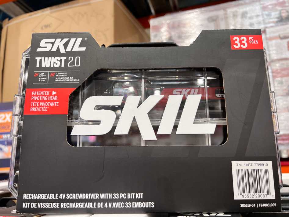 SKIL SCREWDRIVER KIT RECHARGEABLE ITM 7789910 at Costco