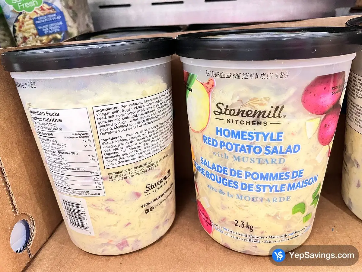 Costco STONEMILL KITCHENS RED POTATO SALAD 2.27 kg - Canada (ITM 427798)