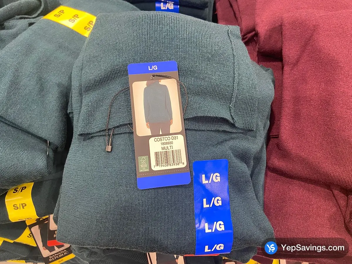 Costco BANANA REPUBLIC 12 MERINO WOOL TURTLENECK + LADIES SIZES S - XL - Canada (ITM 1808928)