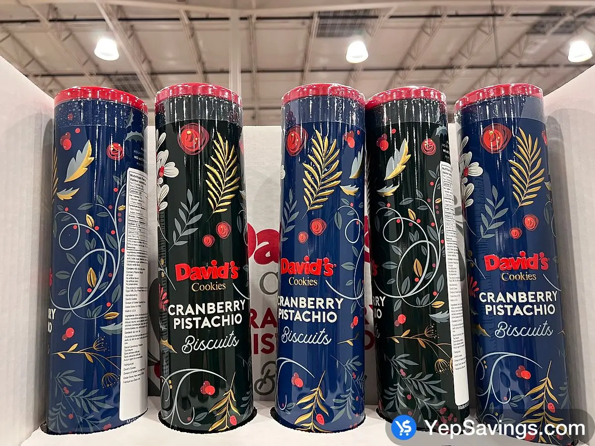 Costco DAVID'S COOKIES CRANBERRY PISTACHIO 264 g - Canada (ITM 1746134)