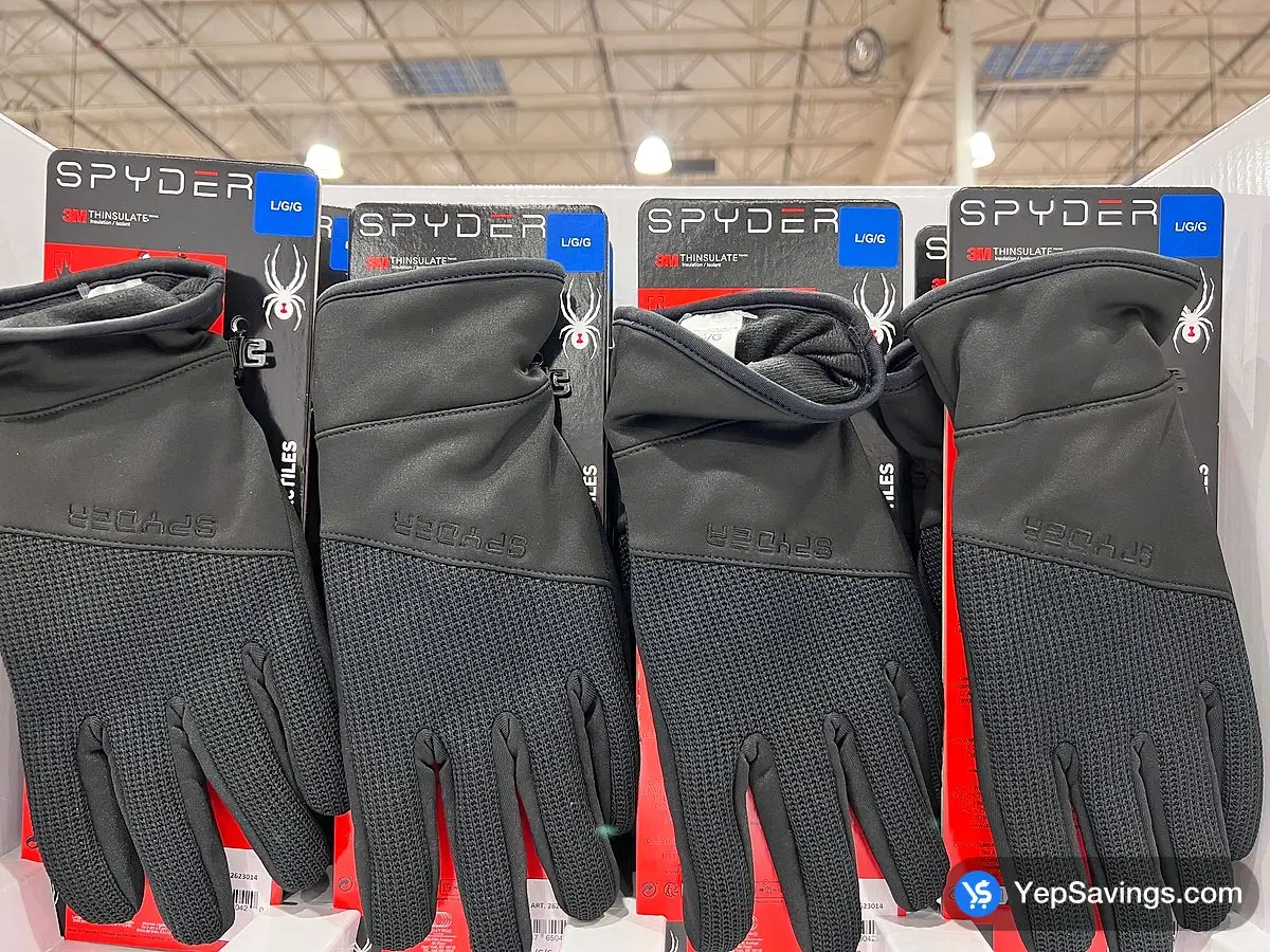Costco SPYDER GLOVE SIZES S - XL - Canada (ITM 2623014)