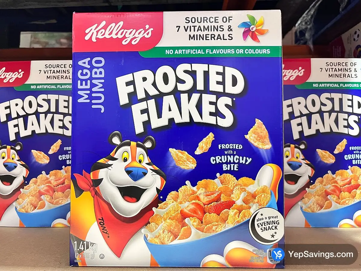 Costco KELLOGGS FROSTED FLAKES MEGA 1.41 kg - Canada (ITM 724000)