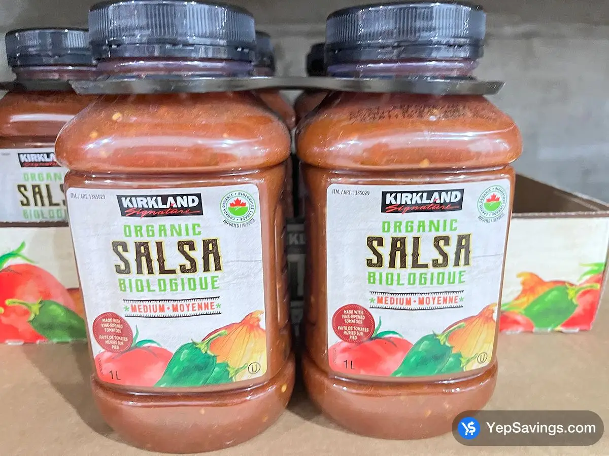 Costco KIRKLAND SIGNATURE ORGANIC SALSA 2x1L - Canada (ITM 1385029)