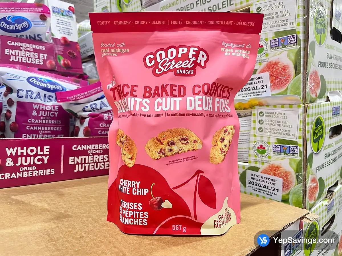 Costco COOPER STREET SNACKS CHERRY WHITE CHUNKS 567 g - Canada (ITM 1702124)