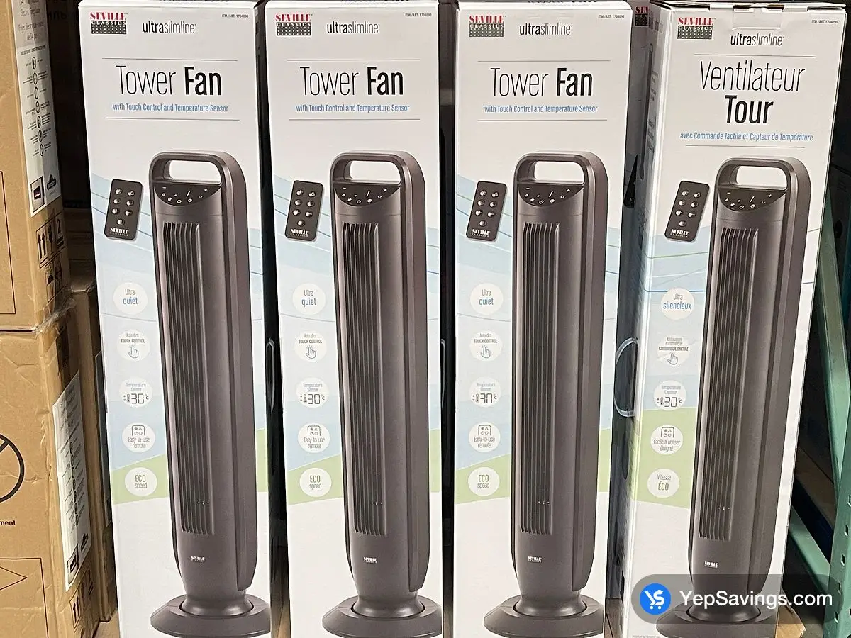 Costco SEVILLE ULTRASLIMLINE TOWER FAN - Canada (ITM 1704090)