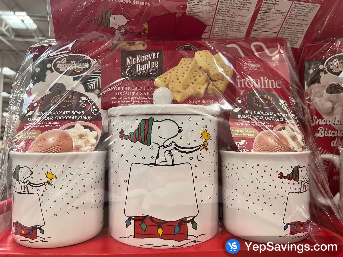 Costco PEANUTS HOT CHOCOLATE GIFT SET - Canada (ITM 1742299)