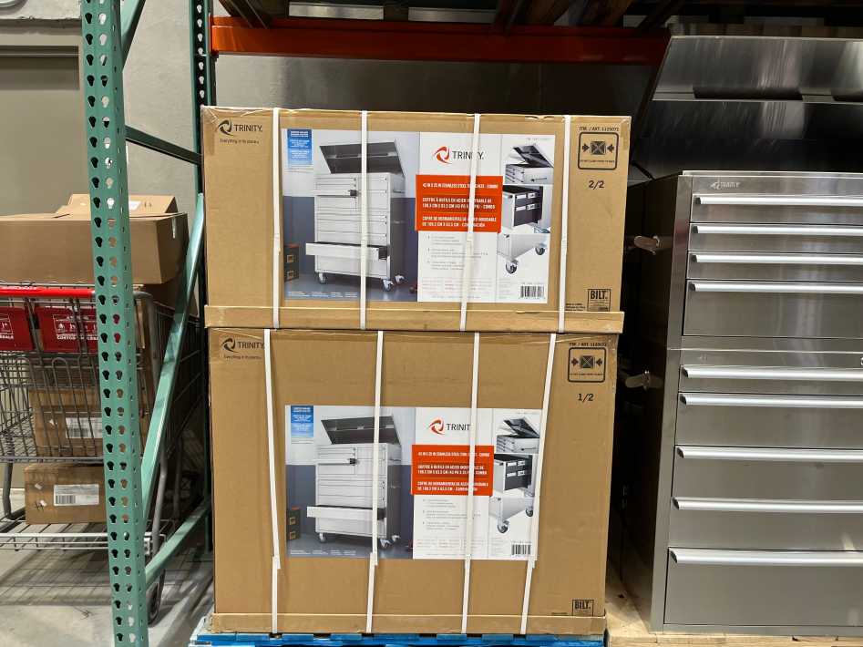 Costco TRINITY 43 " TOOL CHEST COMBO STAINLESS STEEL - Canada (ITM 1125071)