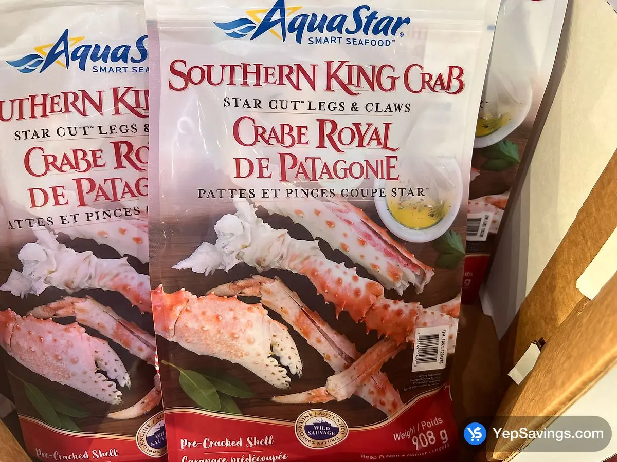 Costco AQUA STAR SOUTHERN KING CRAB 908 g - Canada (ITM 1284280)