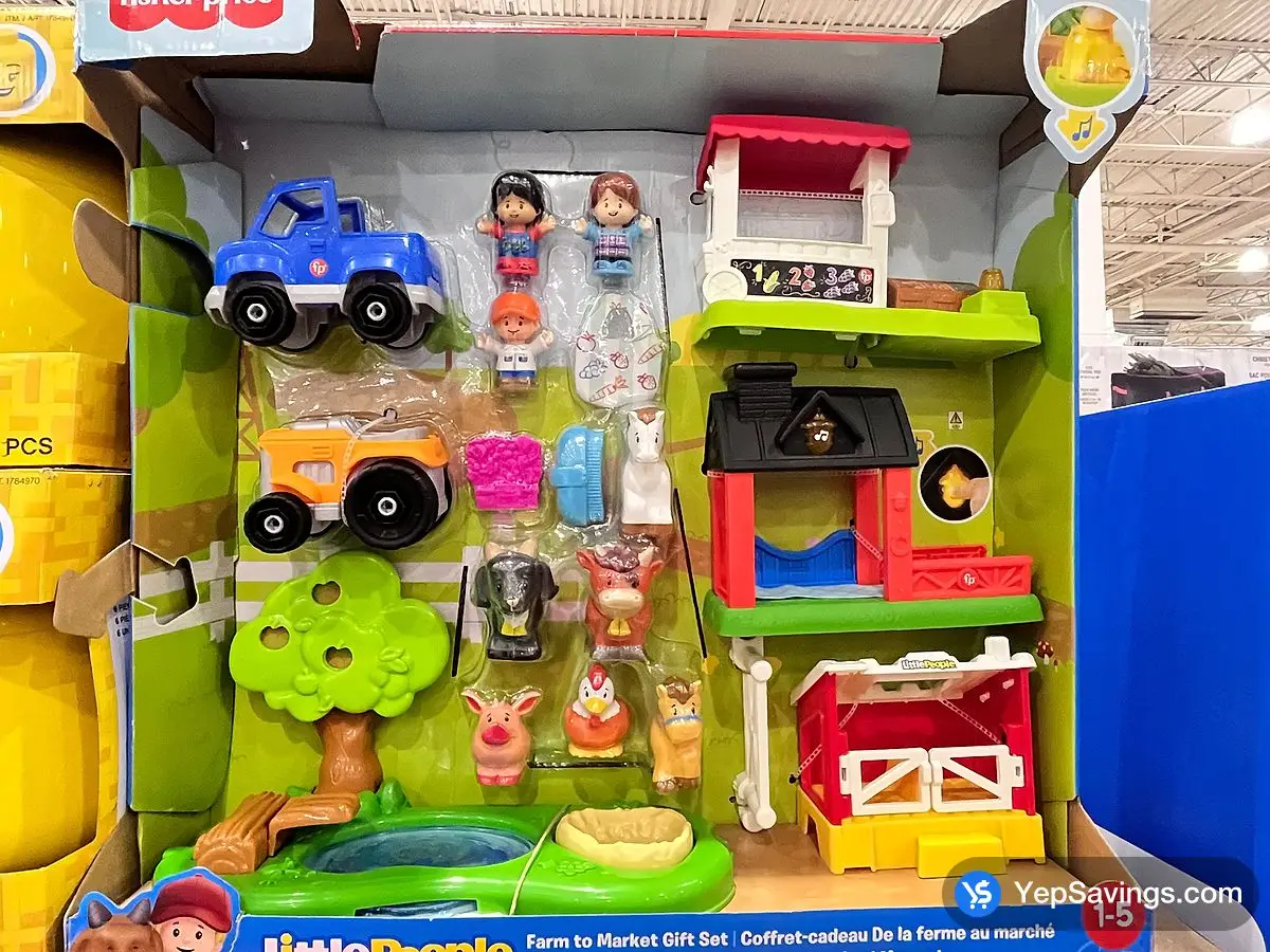 Costco FISHER PRICE LITTLE PEOPLE FARM TO MARKET BUNDLE - Canada (ITM 1784865)
