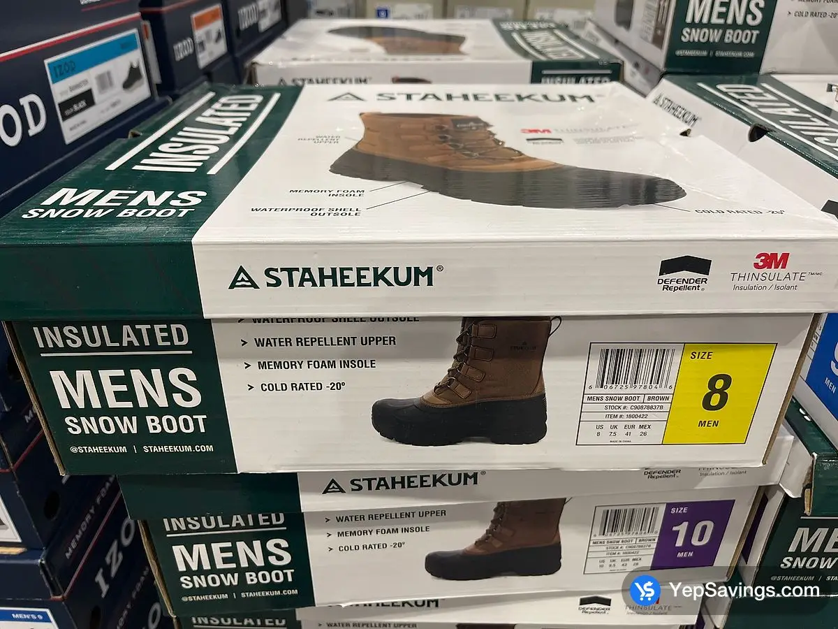 Costco STAHEEKUM SNOW BOOT MENS SIZES 8-13 - Canada (ITM 1800422)
