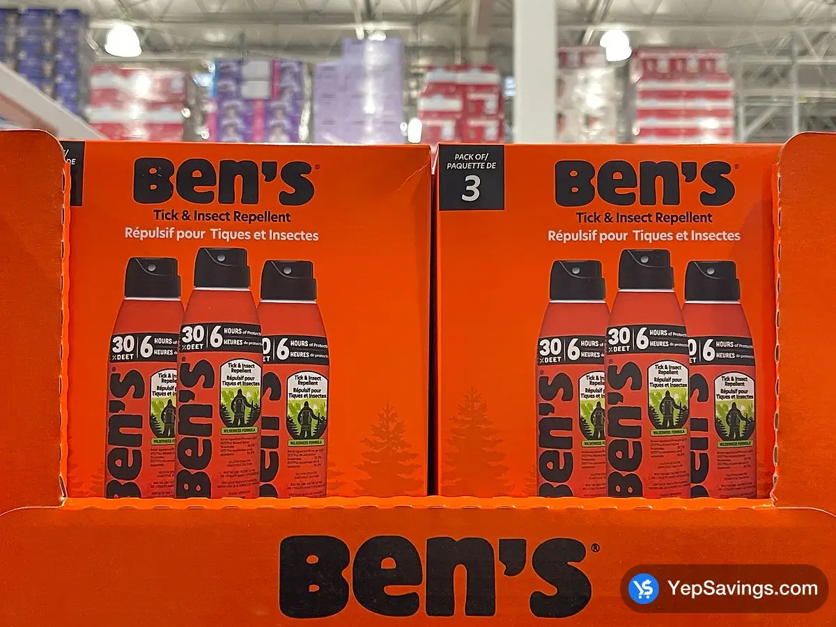 BEN'S 30% DEET REPELLENT 3 X 177 mL ITM 1774531 at Costco