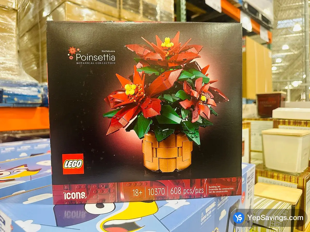 Costco LEGO BOTANICAL COLLECTION POINSETTIA 10370 - Canada (ITM 2510370)