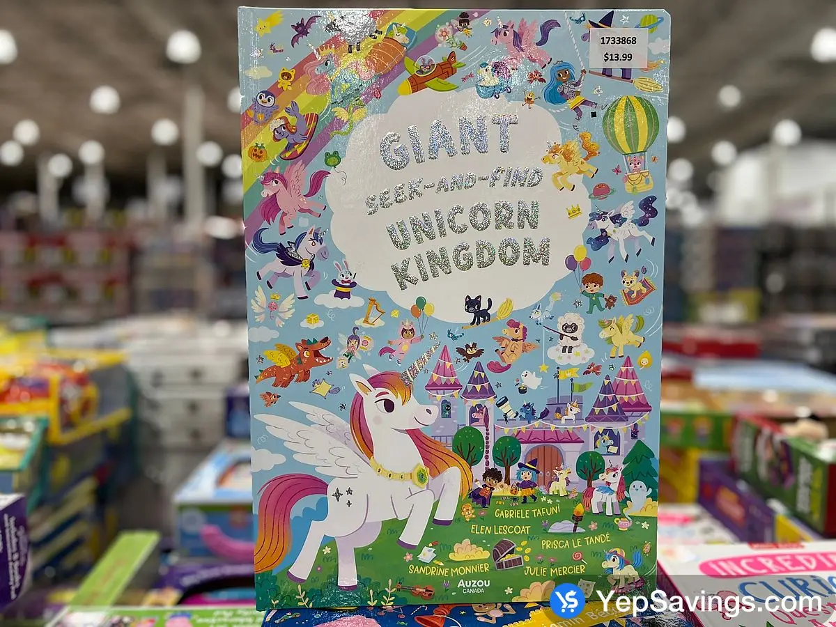 Costco Auzou (Canada) Giant Seek-and-Find Unicorn Kingdom - Canada (ITM 1733868)