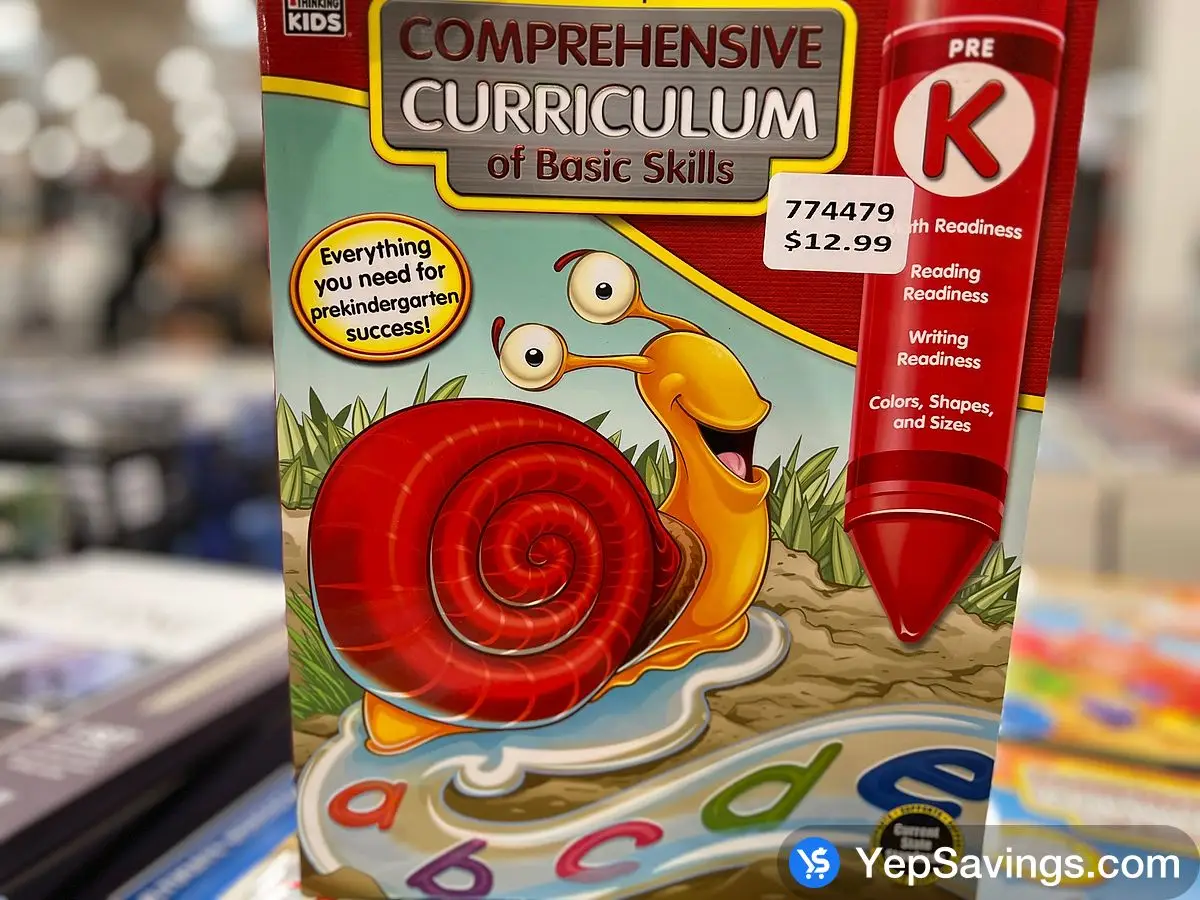 Costco KIDS COMPREHENSIVE CURRICULUM of Basic Skills KINDERGARTEN & PRE KINDERGARTEN - Canada (ITM 774479)