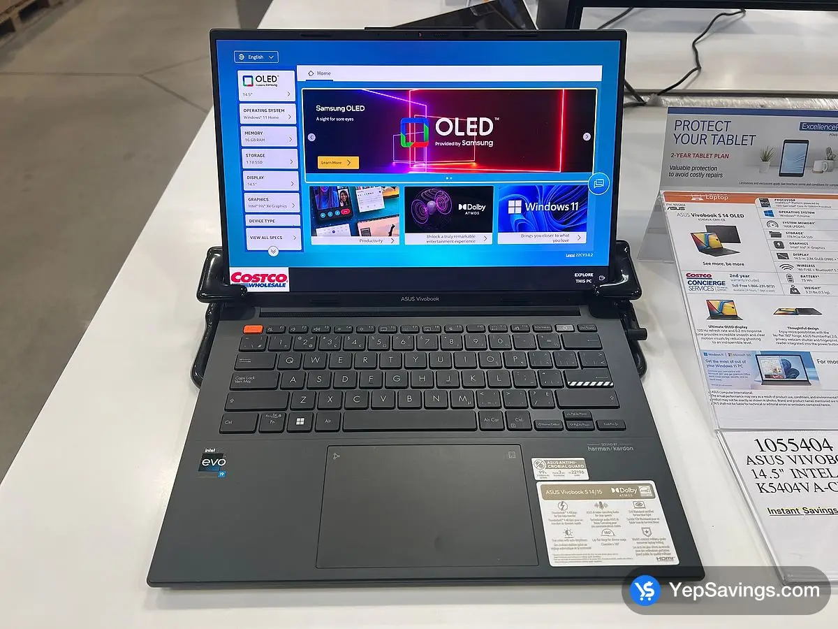 Costco ASUS VIVOBOOK S 14.5 " INTEL EVO LAPTOP K5404VA - CB91 - CB - Canada (ITM 1055404)