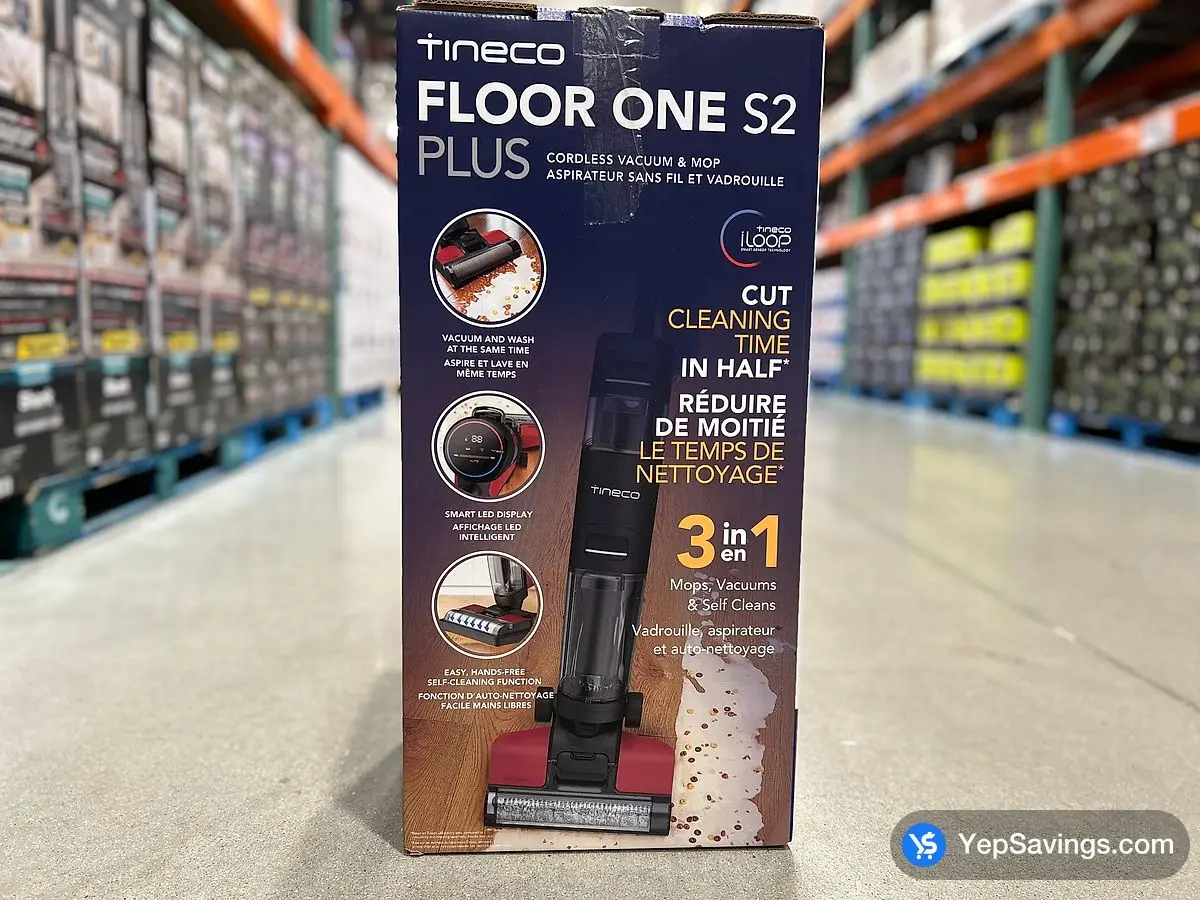 TINECO FLOOR ONE S2 PLUS CORDLESS VACUUM & MOP ITM 1767007 at Costco
