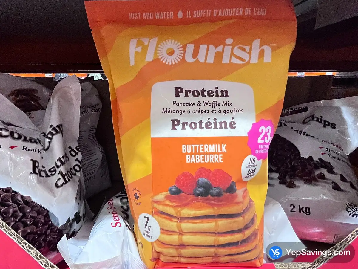 Costco FLOURISH PROTEIN PANCAKE MIX 1 kg - Canada (ITM 1397227)