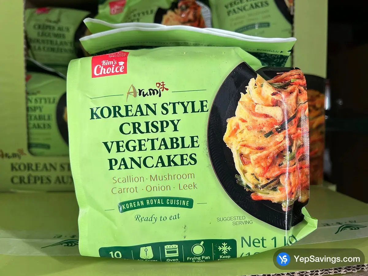 KIM'S CHOICE VEGETABLE PANCAKES 10 x 100g ITM 1793162 at Costco