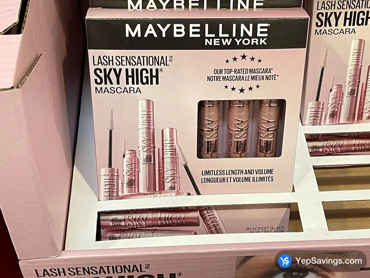 Costco MAYBELINE NEW YORK SKY HIGH MASCARA 3 PACK - Canada (ITM 1860711)