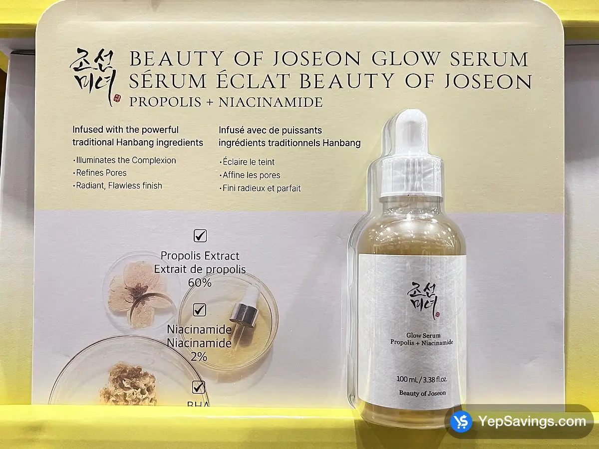 Costco BEAUTY OF JOSEON GLOW SERUM 100 mL - Canada (ITM 1863711)