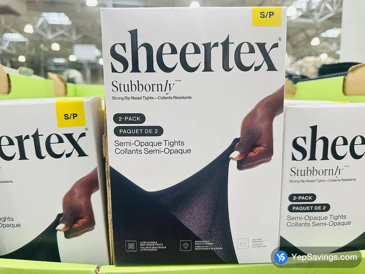 Costco SHEERTEX SEMI - OPAQUE TIGHTS 2PK WOMENS SIZES S - XL - Canada (ITM 1925641)