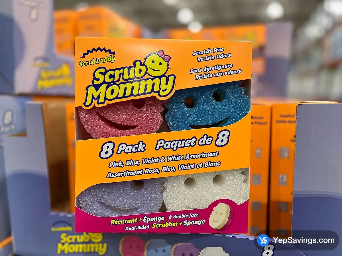 SCRUB MOMMY SPONGES PACK OF 8 ITM 1810882 at Costco