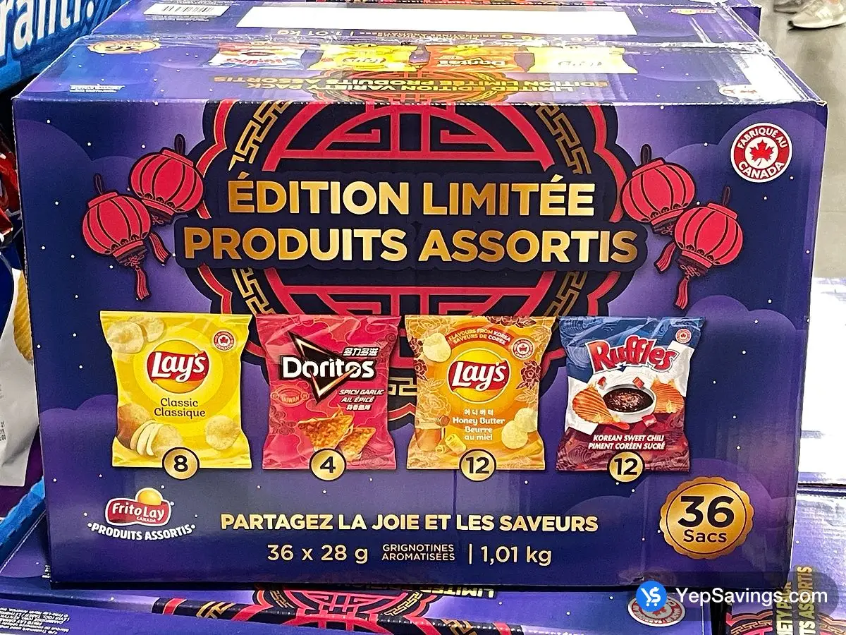 Costco FRITO LAY AUTUMN VARIETY PACK 36 x 28 g - Canada (ITM 1235888)