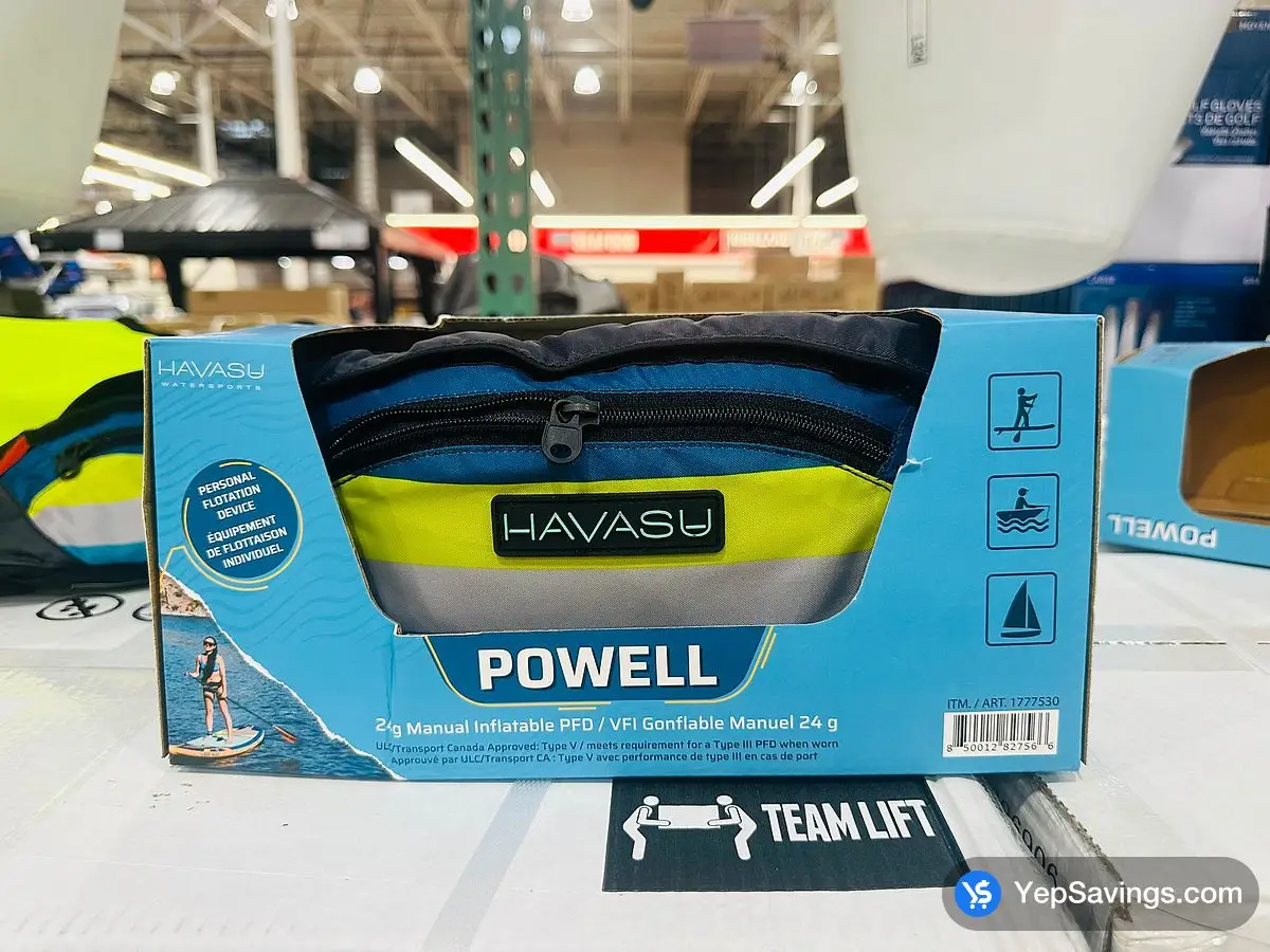 Costco HAVASU MANUAL INFLATEABLE BELT PACK PFD - Canada (ITM 1777530)