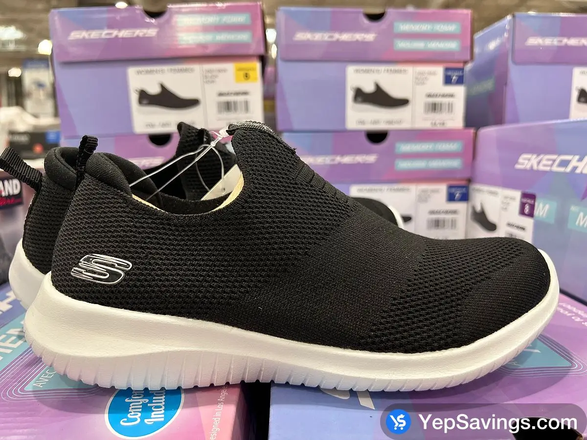 Costco SKECHERS KNIT SLIP - ON SHOE + LADIES SIZES 6-11 - Canada (ITM 7382106)