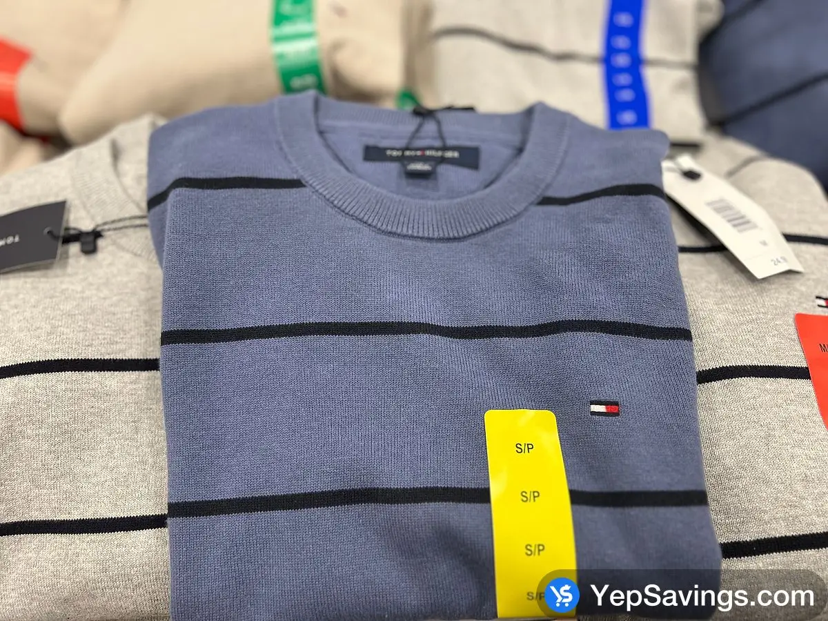 Costco TOMMY HILFIGER CREW SWEATER + MENS SIZES S - XXL - Canada (ITM 1719895)