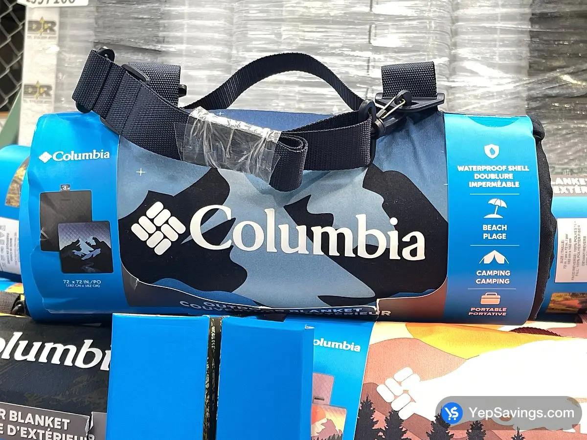 Costco COLUMBIA OUTDOOR BLANKET 72 " 72 " - Canada (ITM 1796228)