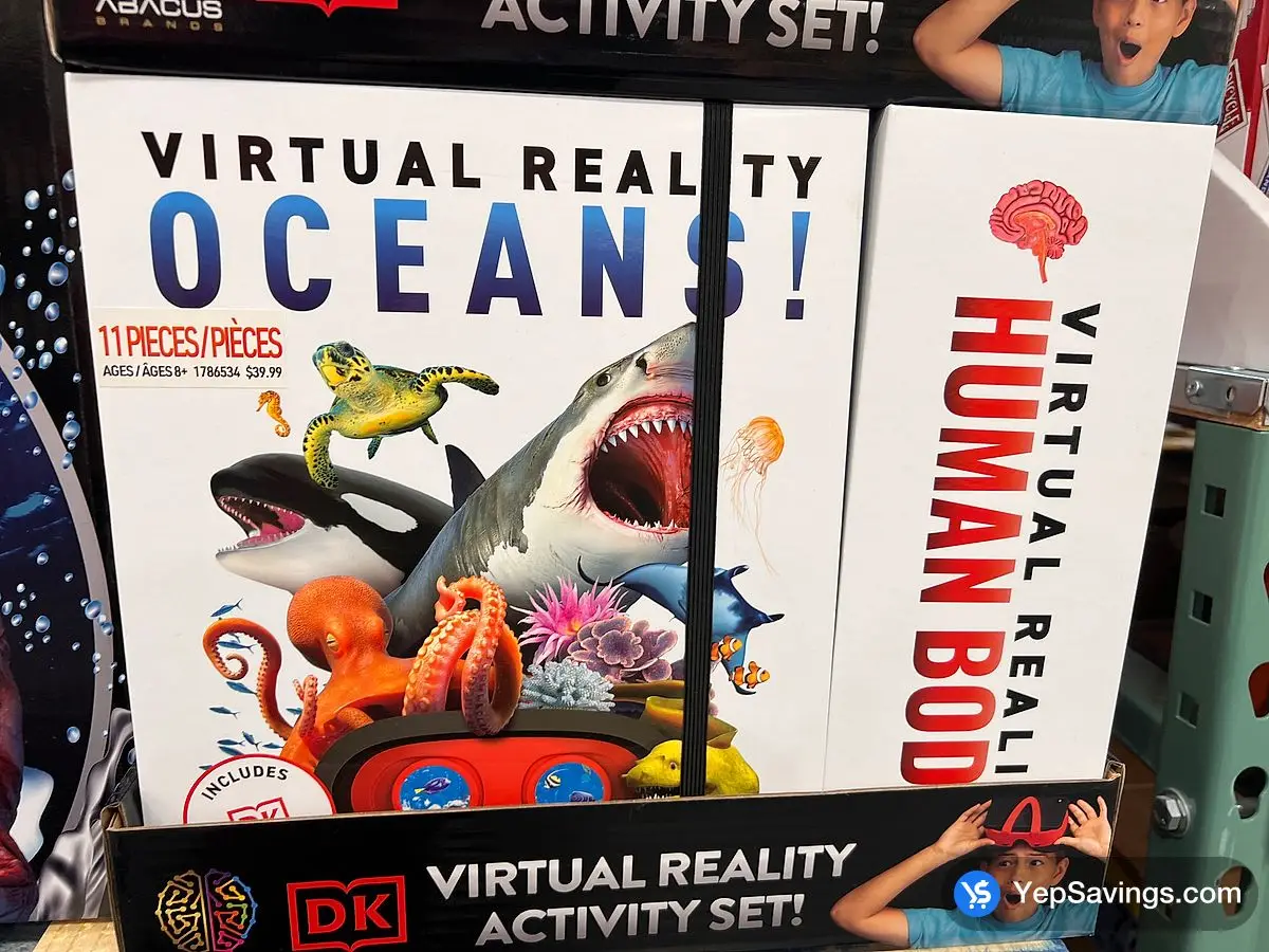 VIRTUAL REALITY DINOSAURS! 80 PAGE INTERACTIVE BOOK ITM 1786534 at Costco