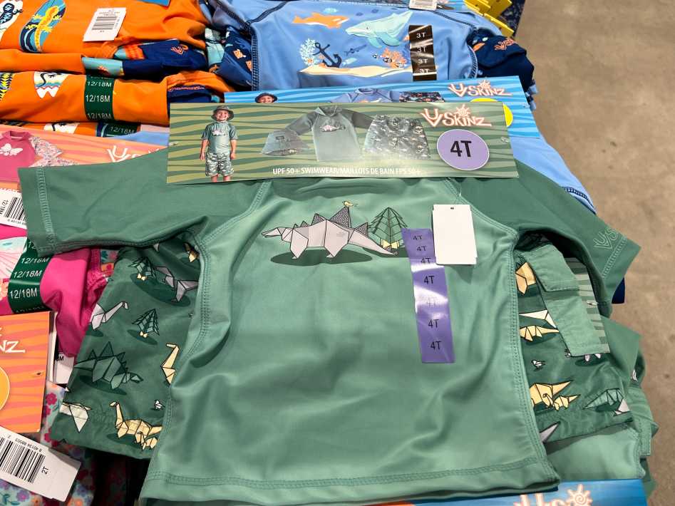 UV SKINZ 3PC SWIM SET KIDS SIZES 12M,4T ITM 1081223 at Costco