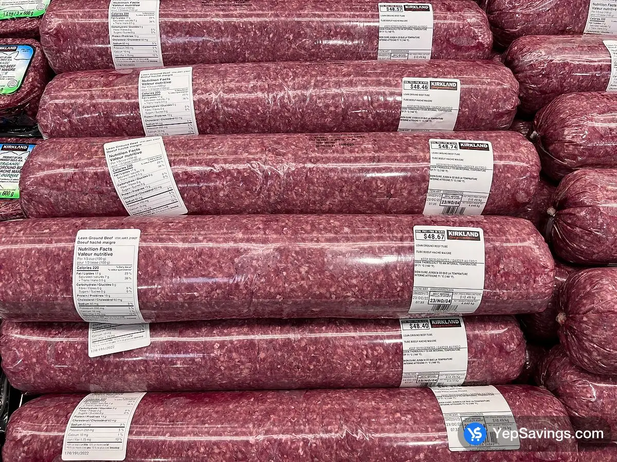 Costco GROUND BEEF TUBE - Canada (ITM 26306)