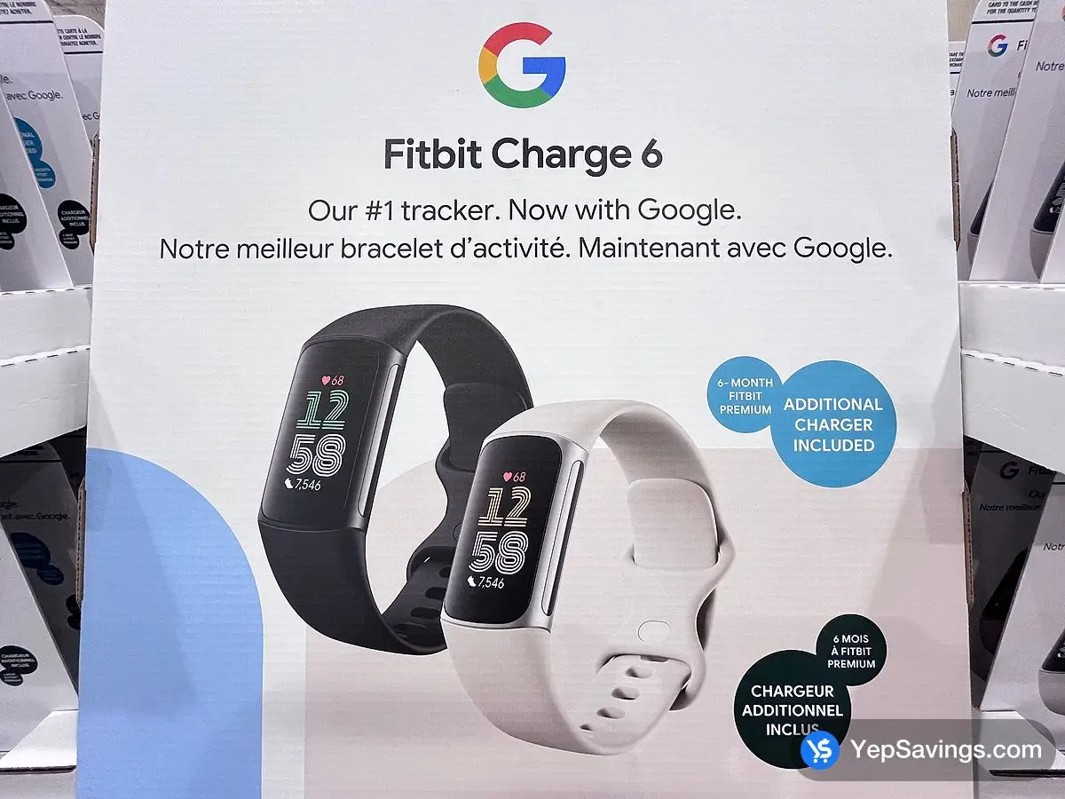 Costco FITBIT CHARGE 6 BLACK - Canada (ITM 1856930)