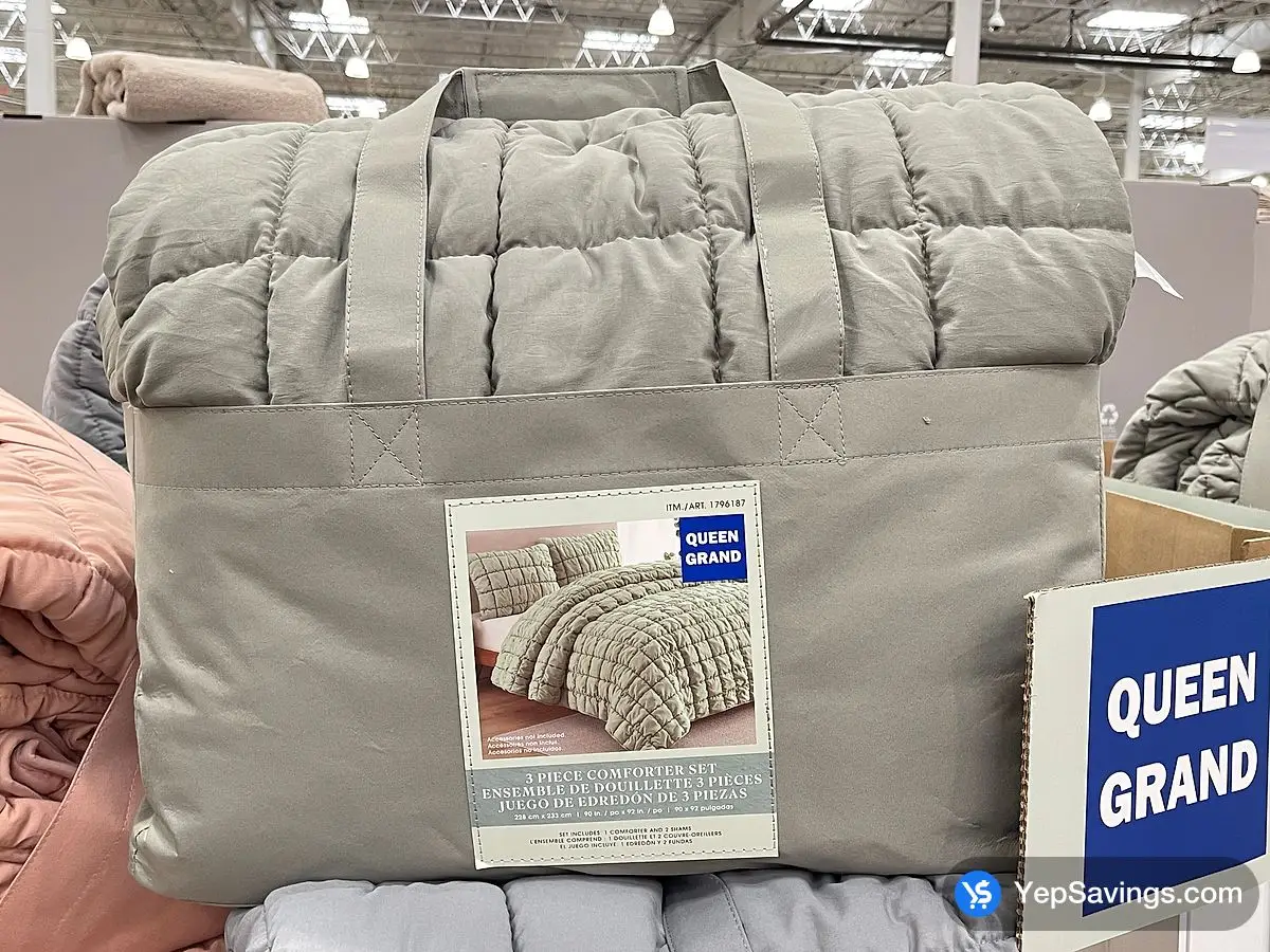 Costco COMFORTER SET QUEEN 3PC - Canada (ITM 1796187)