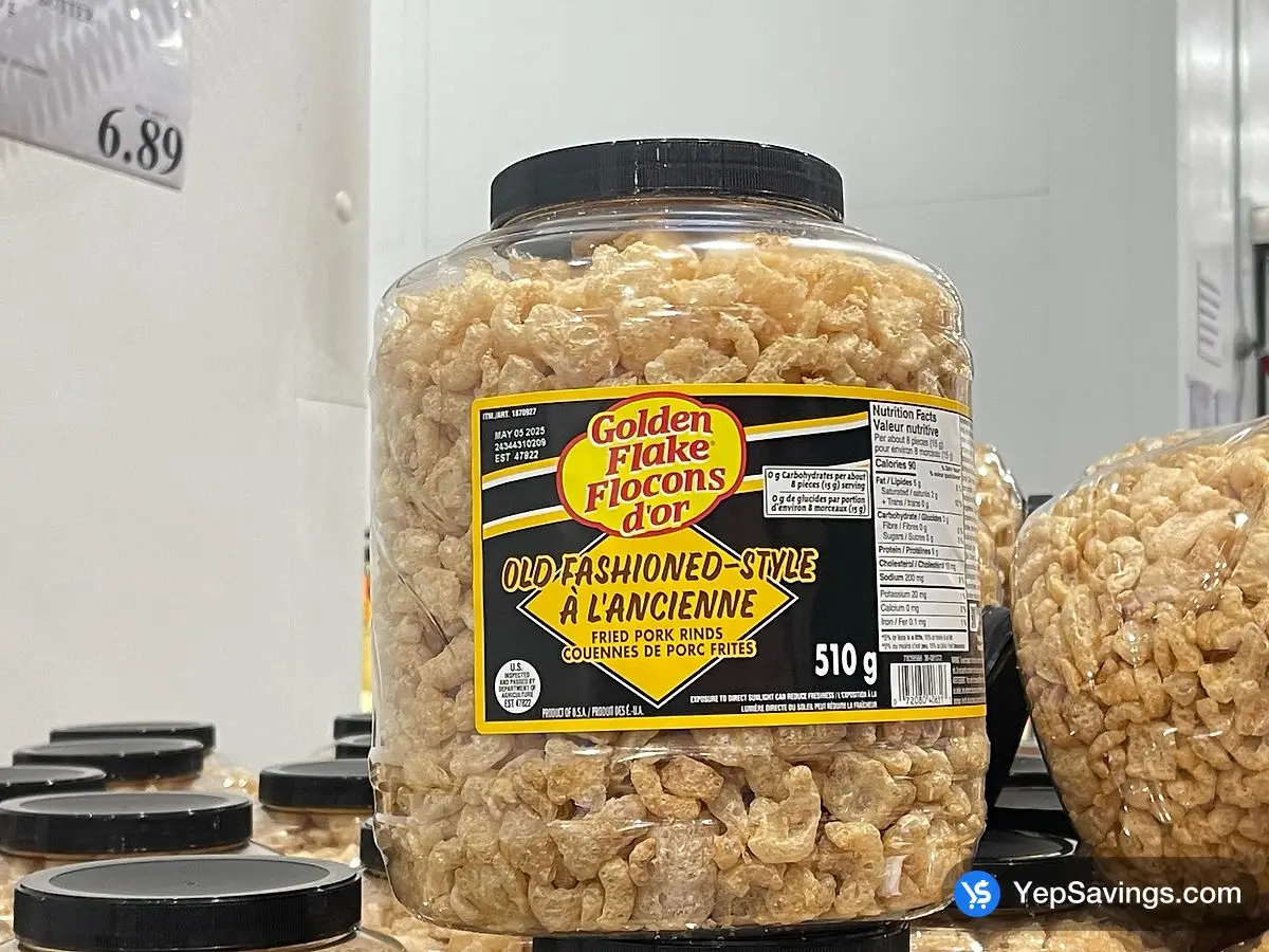 Costco UTZ GOLDEN FLAKE PORK RIND 510 g - Canada (ITM 1870927)