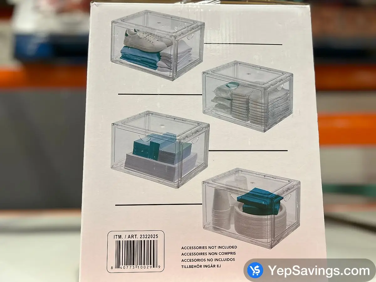 Costco SHOE DISPLAY BOXES 4 PACK - Canada (ITM 2322025)