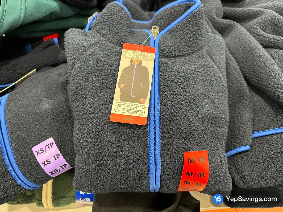 Costco SIERRA DESIGNS SHERPA FULL ZIP JACKET + LADIES SIZES XS - XL - Canada (ITM 1818647)